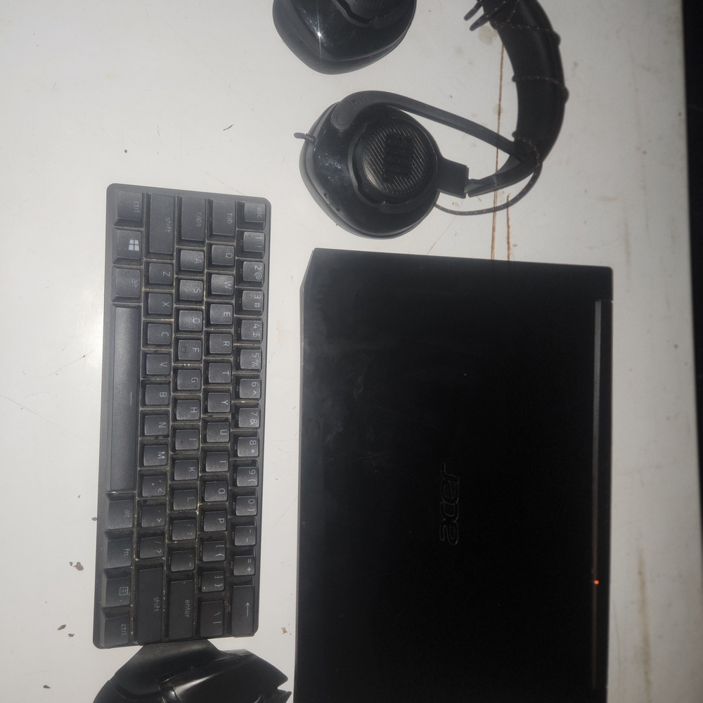 Acer Black Laptop with Accessories